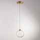 подвесной светильник delight collection md25030001-1a brass/clear