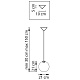 подвесной светодиодный светильник lightstar sferetta 801012