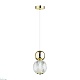 подвесной светодиодный светильник odeon light crystal 5008/7l