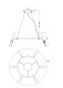 подвесная люстра freya match fr6109pl-06ch