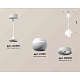 комплект подвесного светильника ambrella light techno spot xp1101001 swh белый песок (a2301, c1101, n7010)