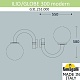 уличный настенный светильник fumagalli globe modern g31.251.000.aye27