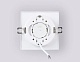 встраиваемый светильник ambrella light gx53 acrylic tech techno spot tn52421
