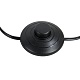 торшер uniel uml-t521 e27 black/black ul-00012407