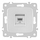 розетка rj45 arte milano 205.45-1.silver