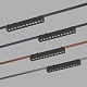 трековый однофазный светильник denkirs belty grill dk5670-bk