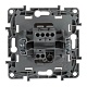 переключатель одноклавишный legrand etika 10a 250v слоновая кость 672300