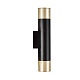 настенный светильник lampit lineo ldw 1101-2 bk+gd