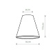 абажур nowodvorski cameleon cone s 8504