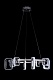 подвесная люстра theona le7701/8 grey/black chrome