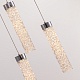 подвесной светильник delight collection md24030028-5a chrome/clear
