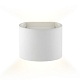 настенный светильник am group am114-2x3w wh