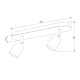 спот tk lighting 3291 top wood