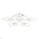 потолочная светодиодная люстра ambrella light acrylica original fa4292
