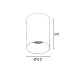 накладной светильник italline it02-027 gold 3000k