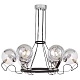 подвесная люстра lumina deco ldp 9110-6 bk+chr