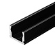 алюминиевый профиль arlight pik-1007-2000 anod black 045492