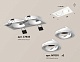 комплект встраиваемого светильника ambrella light techno spot xc (c7635, n7001) xc7635080