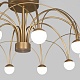 люстра на штанге eurosvet ragno 90031/10 led золото a069303