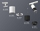 комплект трекового светильника ambrella light track system xt (a2536, c7421, a2011, c7402, n7111) xt7402090