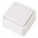 выключатель одноклавишный проходной arte milano 310.32-1.white
