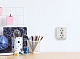 розетка двойная с/з со шторками legrand inspiria 673755