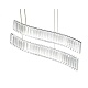 подвесной светильник lumina deco ldp 6039-2-pr chr