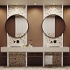 встраиваемый светильник maytoni technical hoop dl086-gx53-sq-w