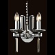 бра crystal lux marron ap2 chrome