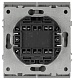 переключатель эра arktik 16-1106-03 двойной 10ах-250в алюминий б0070366