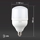 лампа светодиодная эра e27 30w 6500k led power t100-30w-6500-e27 б0027004