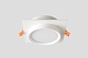 встраиваемый светильник crystal lux clt 088c wh gx53