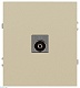 розетка эра arktik 16-3101-04 tv одиночная шампань б0070467