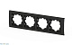 рамка четырехместная elbi zena platin 500-073700-228