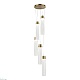 каскадная люстра st luce champagne sl6236.303.05