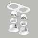 встраиваемый светильник lightstar domino (214656+214606+214606+214006+214006) d6560606wmod