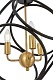 подвесная люстра lumina deco casai ldp 1243-3 bk+md