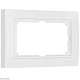 рамка для двойной розетки werkel snabb basic белый w0082001 4690389161490