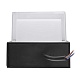 уличный настенный светодиодный светильник uniel ulu-p25a-5w/4000k ip65 black ul-00010517