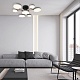 потолочная люстра led4u l3201-700 gr