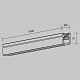 шинопровод магнитный накладной/подвесной maytoni technical busbar trunkings levity trx184-111b-1