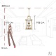 подвесной светильник loft it lighthouse 10456/12 ab