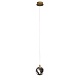 подвесной светильник delight collection od2440-1 gold/grey