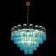 подвесная люстра loft it murano 10580/800 clear blue