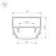 профиль arlight stretch-s-35-ceil-center-2000 (gamma35) 040699