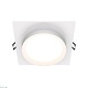 встраиваемый светильник maytoni technical hoop dl086-gx53-sq-w