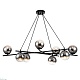 подвесная люстра escada balance 1119/8s black