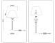 настольная лампа ambrella light high light heigh light lh71007