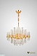 подвесная люстра am group adrian l600 gold
