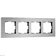 рамка на 4 поста werkel alumax 4690389204098 w0043506 a066328